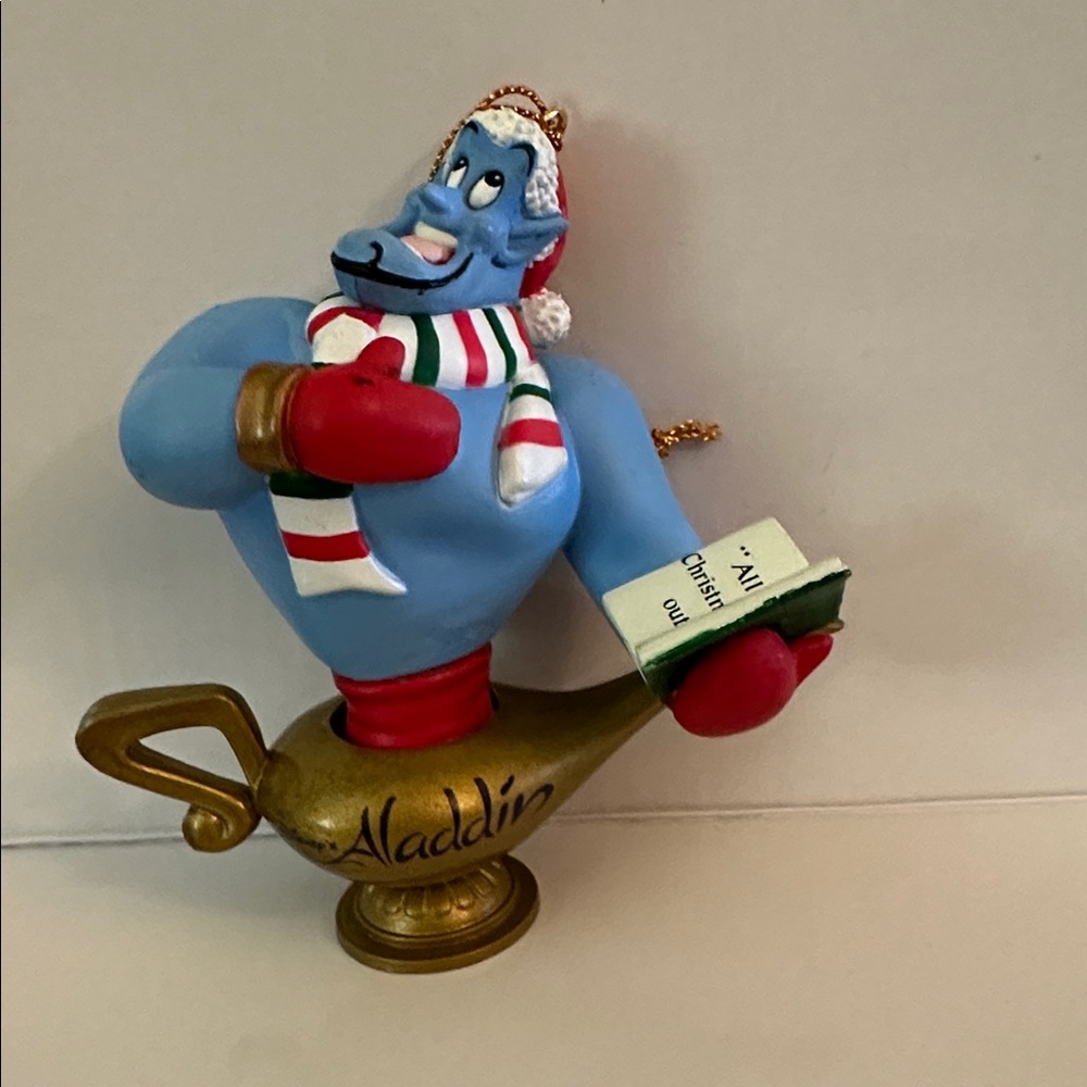 Disney Aladdin Genie Christmas Ornament with Lamp